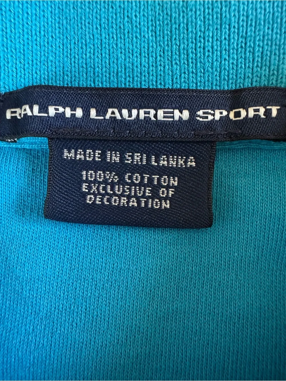 Ralph Lauren Sport Classic Fit Polo Cotton Shirt in Blue Sz S